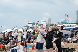 Plan Your Visit & Accessibility (Crowd enjoying the Chicago Air and Water Show)